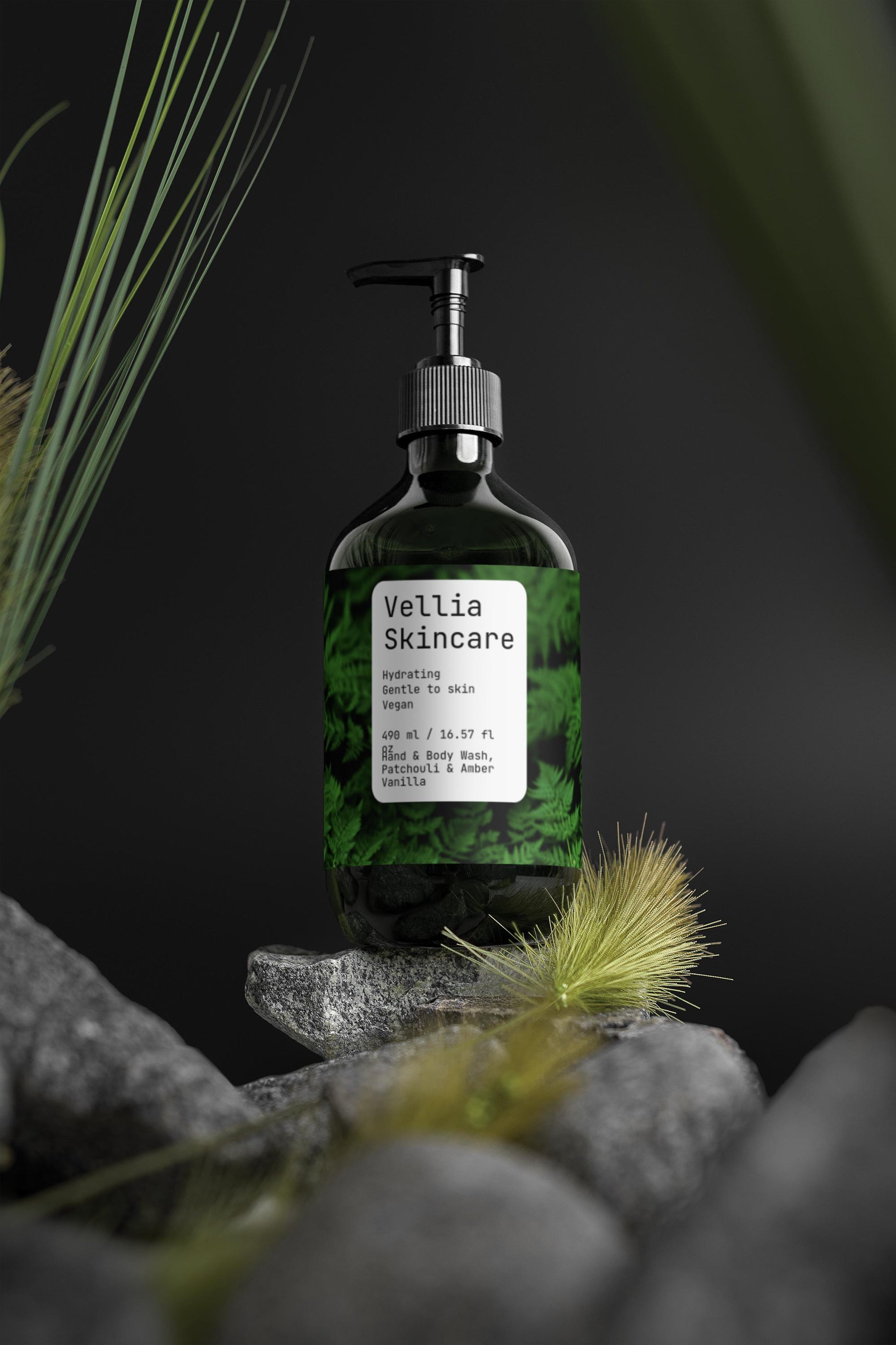 Hand & Body Wash, Patchouli & Amber Vanilla