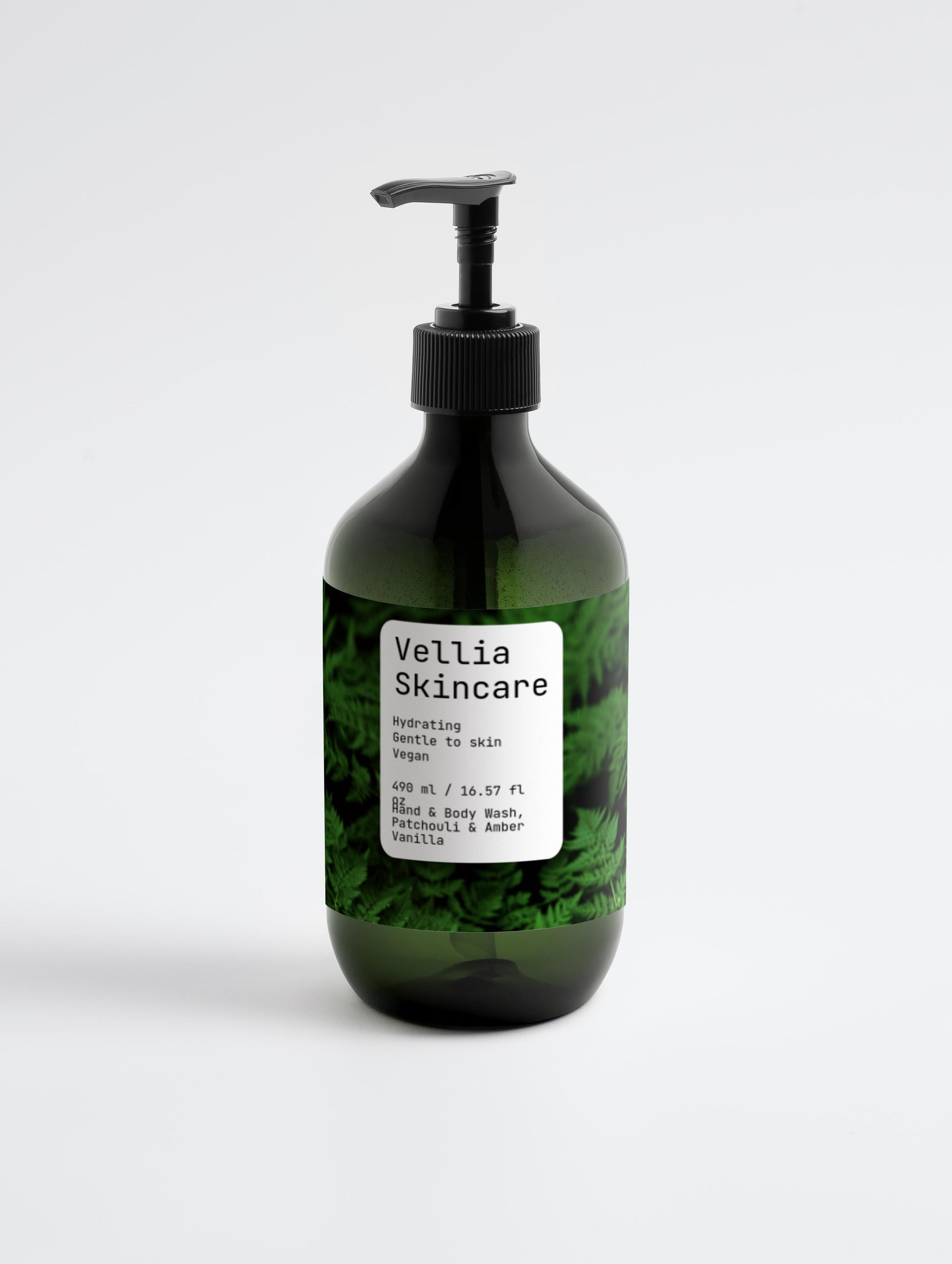 Hand & Body Wash, Patchouli & Amber Vanilla