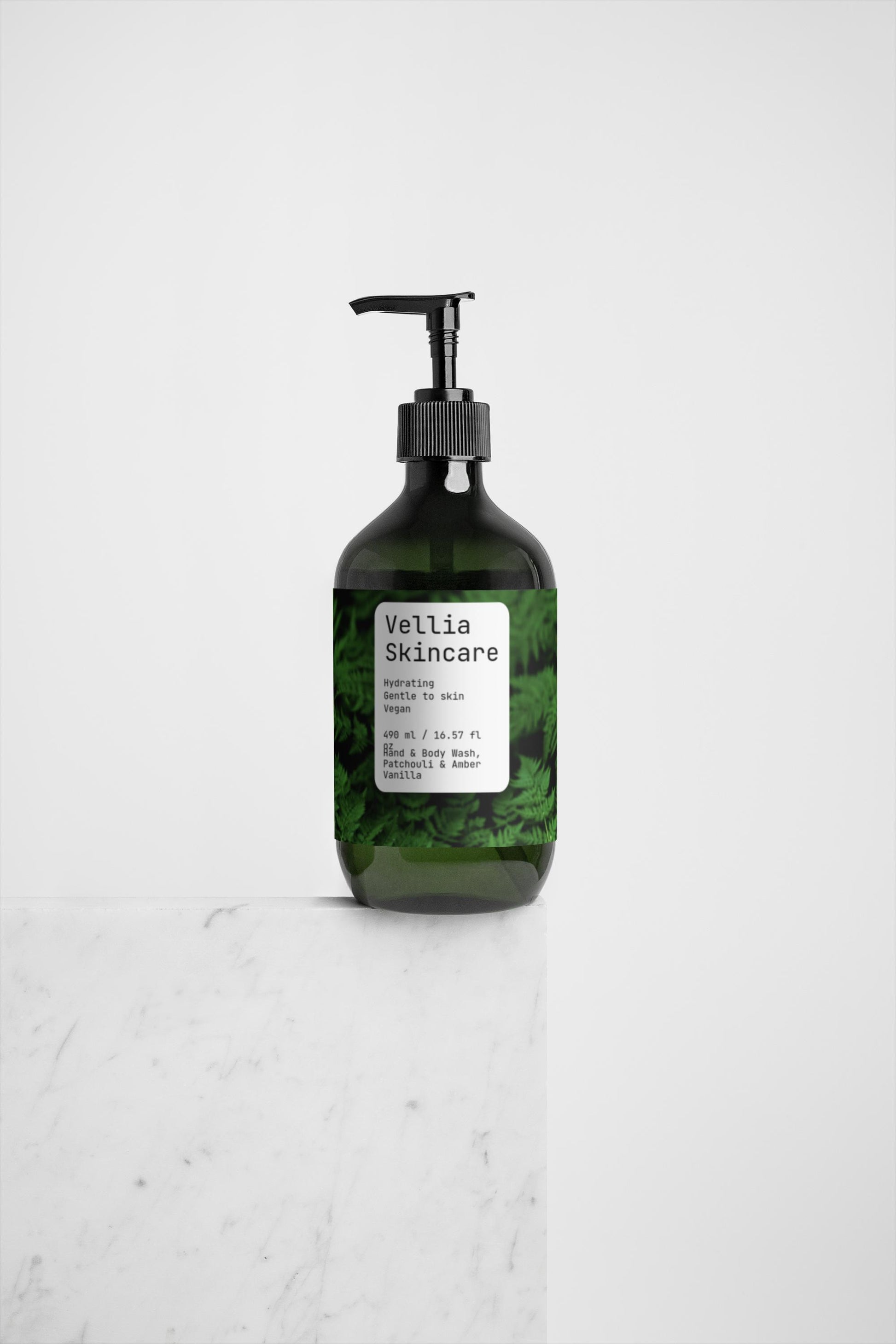 Hand & Body Wash, Patchouli & Amber Vanilla